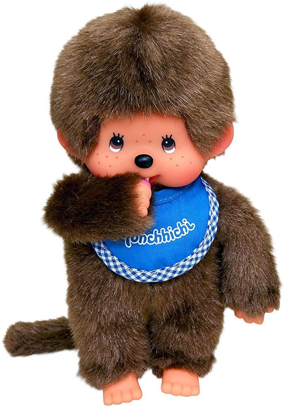 

Monchhichi 20 см мальчик в синем слюнявчике