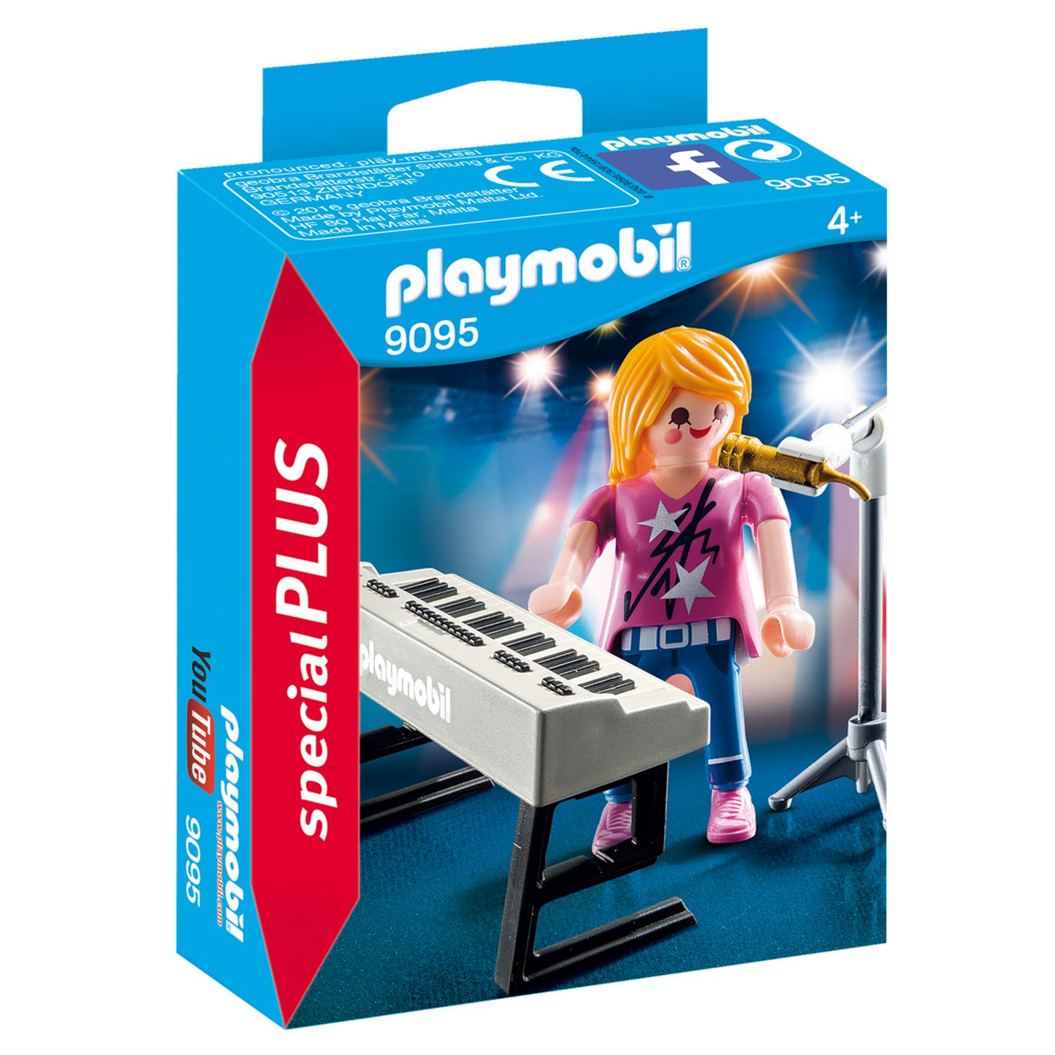 

Playmobil Конструктор Экстра-набор: Певица с синтезатором