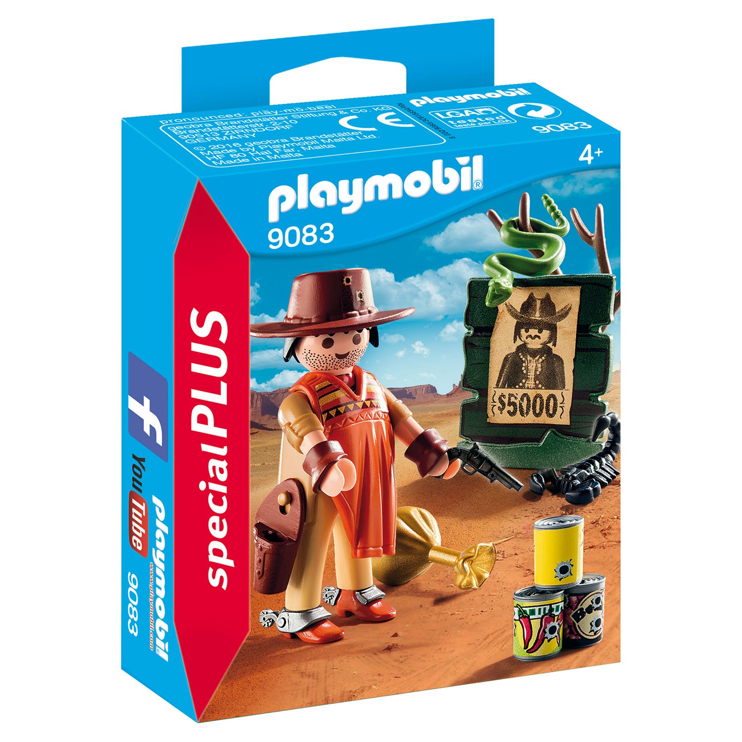 

Playmobil Конструктор экстра-набор: Ковбой с постером "Разыскивается"