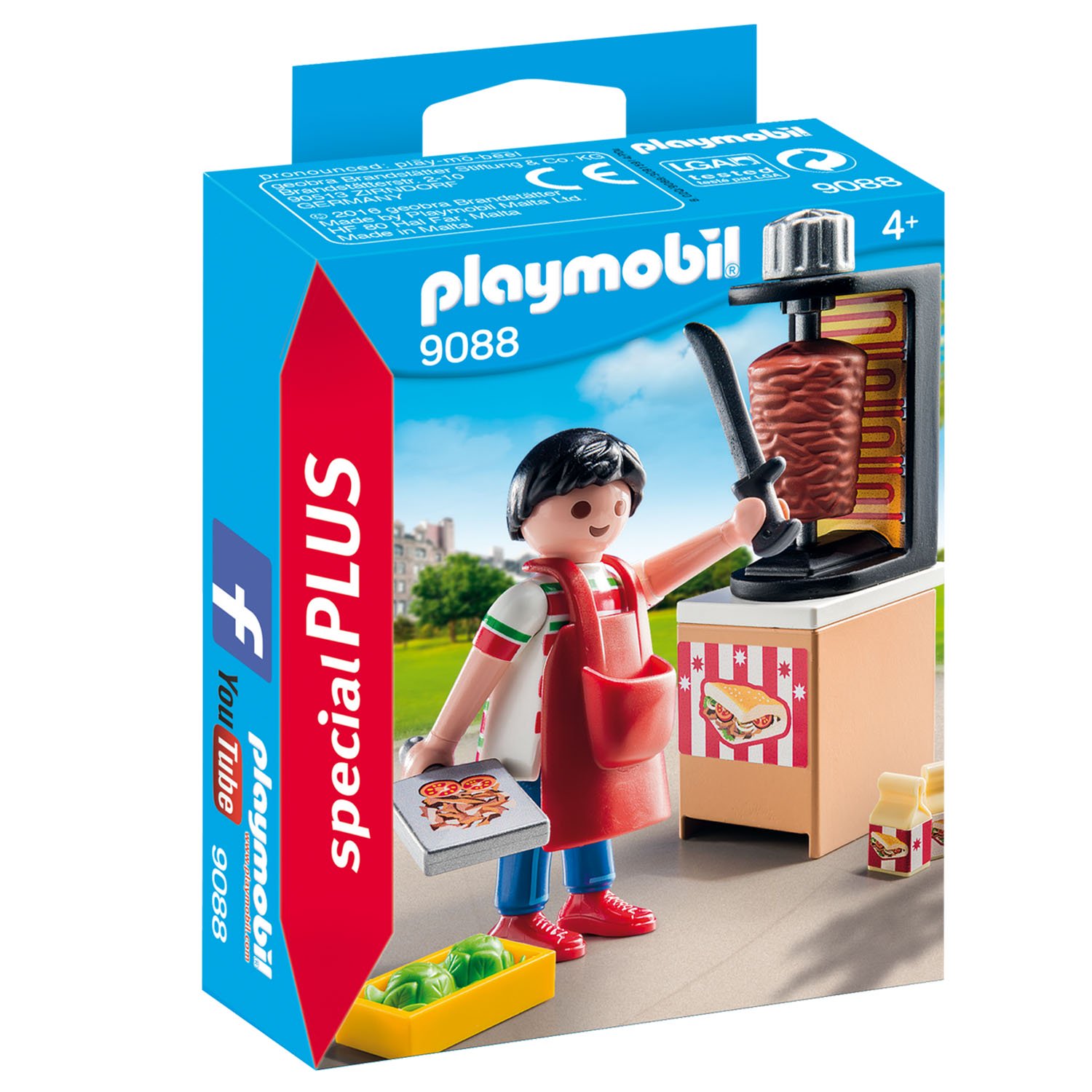 

Playmobil Конструктор Экстра-набор: Продавец кебабов