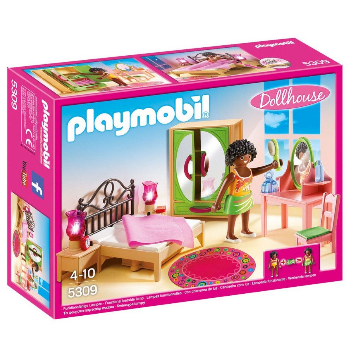 

Playmobil Конструктор Кукольный дом: Спальная комната с туалетным столиком