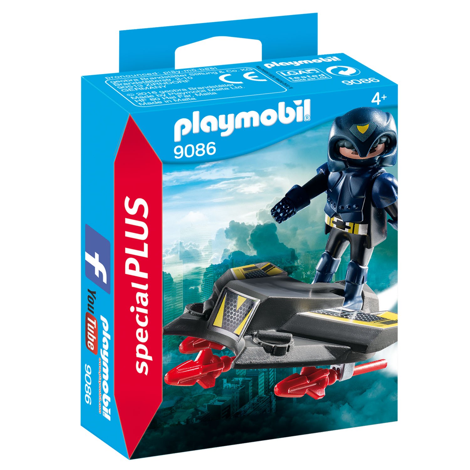 

Playmobil Конструктор Экстра-набор: Небесный рыцарь с самолетом