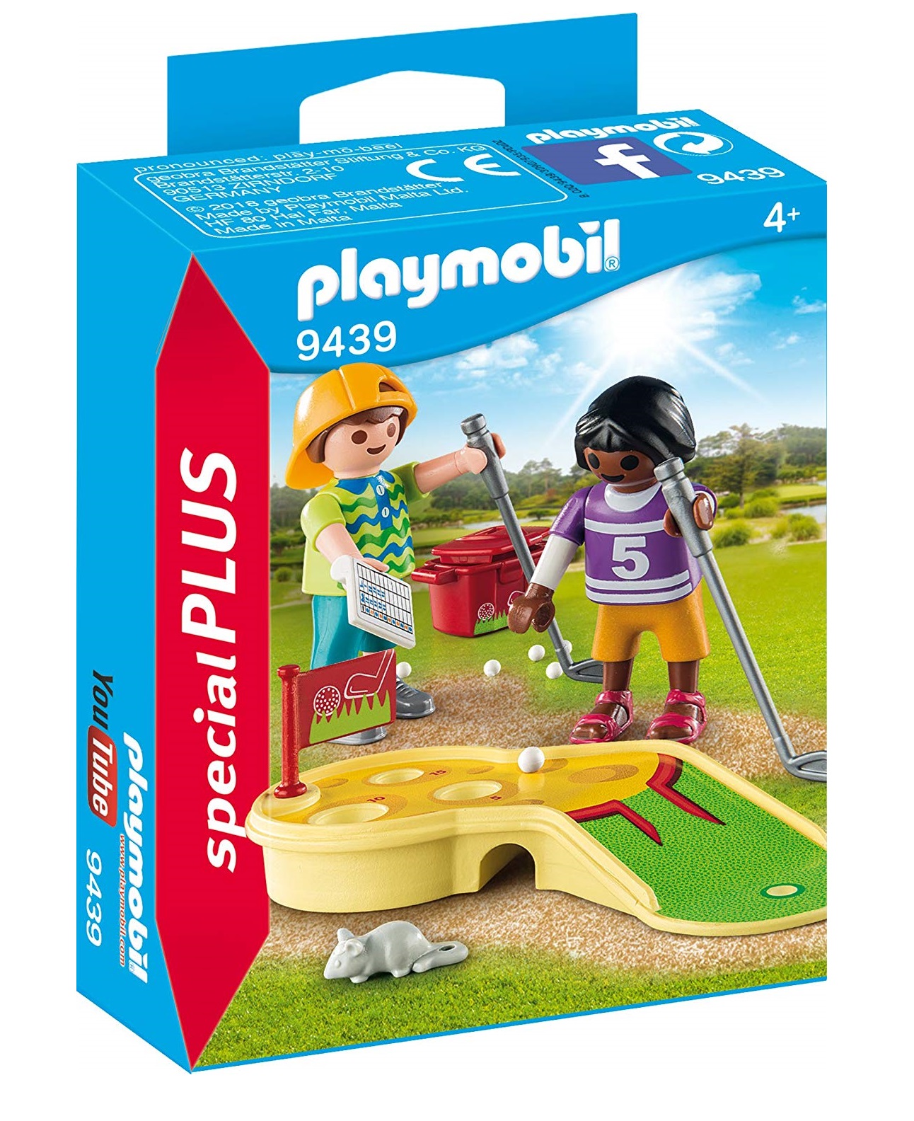 

Playmobil Конструктор Экстра-набор: Играющие дети в минигольф