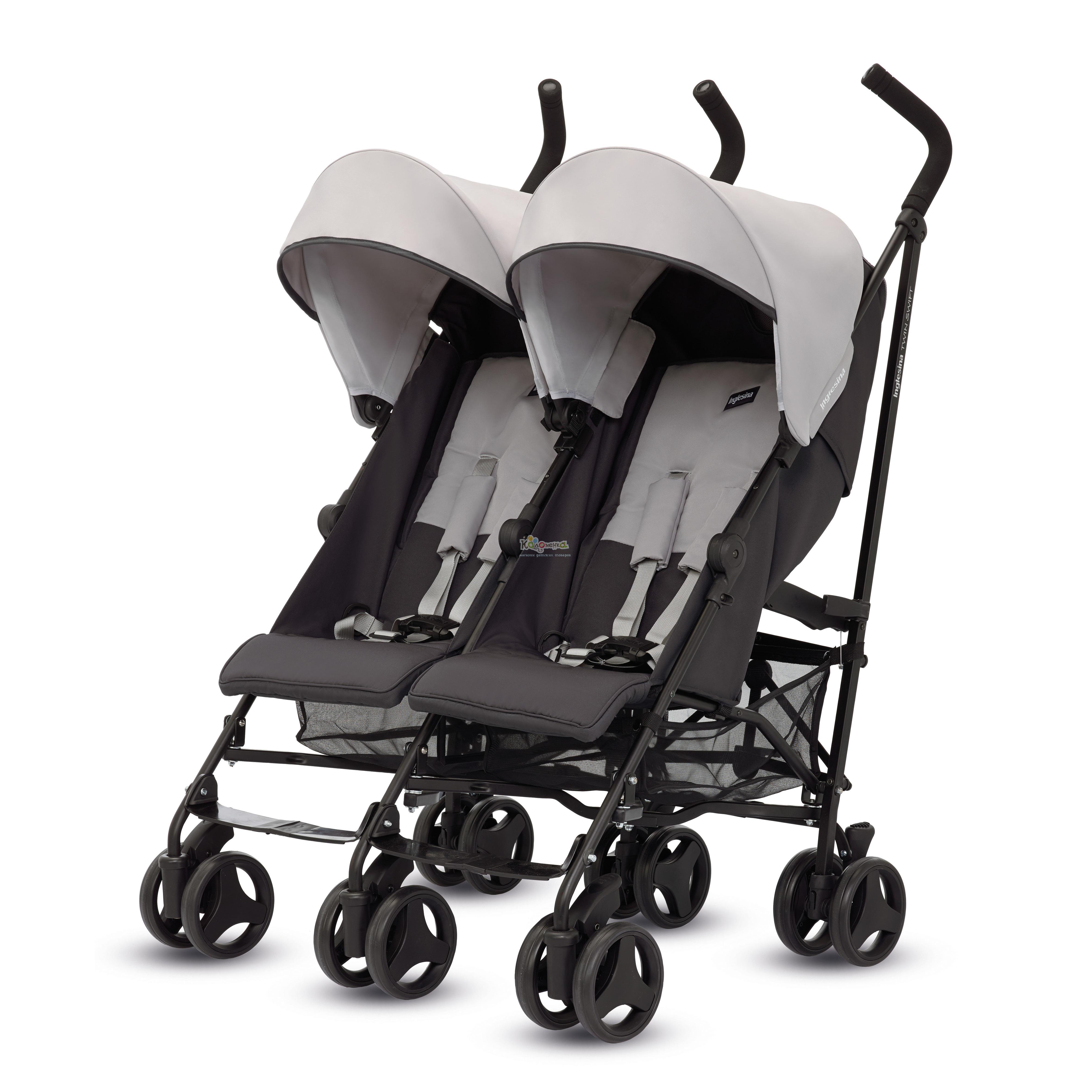 

Прогулочная коляска для двойни Inglesina Twin Swift, Grafite